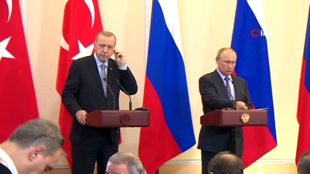 - Cumhurbaşkanı Recep Tayyip Erdoğan: Bugün Putin ile tarihi bir mutabakata imza attık. Rusya ve...