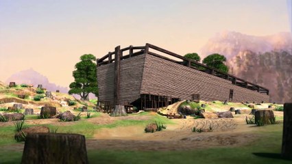 Superbook Saison 2 - Extrait - la construction de l'Arche