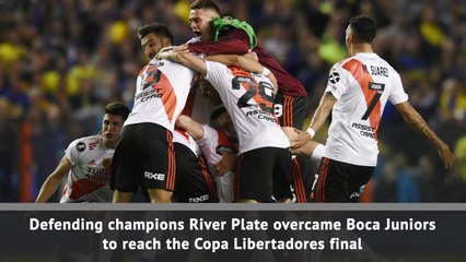 River beat Boca to reach Copa Lib final