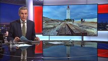 Famous Danish lighthouse is moved away from the coastline