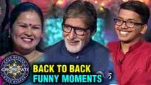 Amitabh Bachchan BACK TO BACK FUNNY SCENES | KBC | Kaun Banega Crorepati
