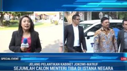 Sejumlah Calon Menteri Tiba di Istana