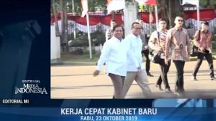 Kerja Cepat Kabinet Baru