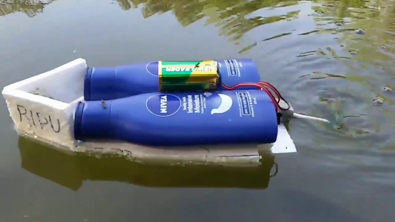 How to make a electric boat very easy way|| craft ideas