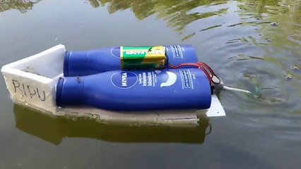 How to make a electric boat very easy way|| craft ideas