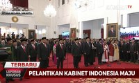 Menteri Kabinet Indonesia Maju Resmi Dilantik Presiden Jokowi