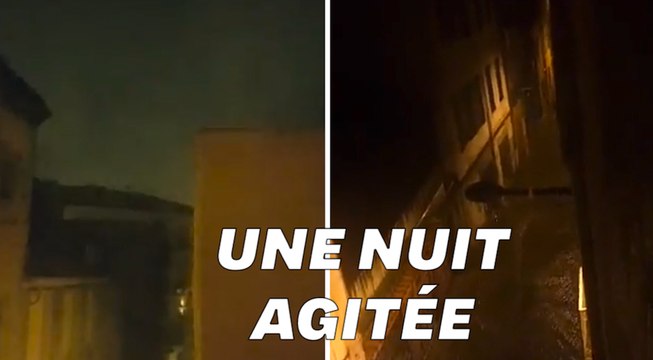 Les images des violents orages qui ont éclaté dans le Sud