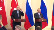 Cumhurbaşkanı Erdoğan “Bugün Putin İle Tarihi Bir Mutabakata İmza Attık
