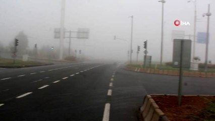 Malatya - Elazığ yolunda ulaşıma sis engeli