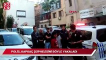 Taksim’de hareketli dakikalar! Kaptı ama kaçamadı