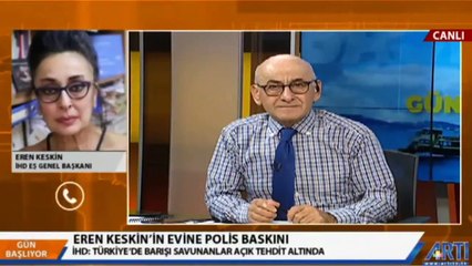 Evi basılan İHD Eş Genel Başkanı Keskin:  Yargı paketinin çıkarılacağı günlerde bunun yaşanması ironik