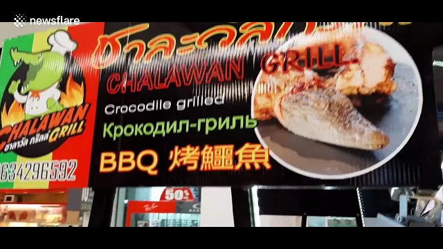 Locals and tourists develop taste for crocodile meat in Thailand