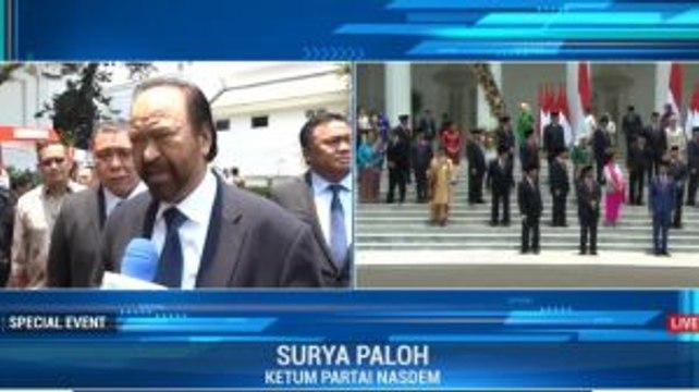 Surya Paloh Berharap Para Menteri Bekerja Optimal