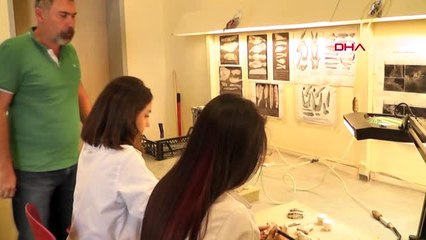 Kırşehir 7 milyon yıllık hayvan fosilleri üniversite öğrencileri tarafından temizlenip, sergileniyor