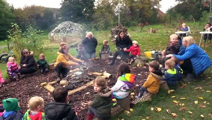 Mud, Hens & Sitting Around The Fire at The Barn Forest School!