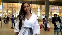Krystle D'souza Hot Look Spotted at Mumbai Airport