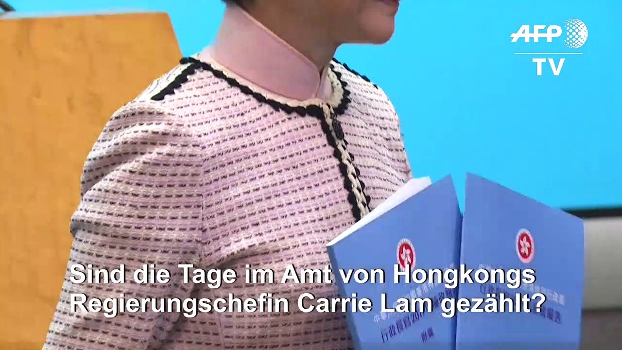 China plant angeblich Absetzung von Carrie Lam