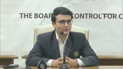 New BCCI President Sourav Ganguly addresses media in Mumbai