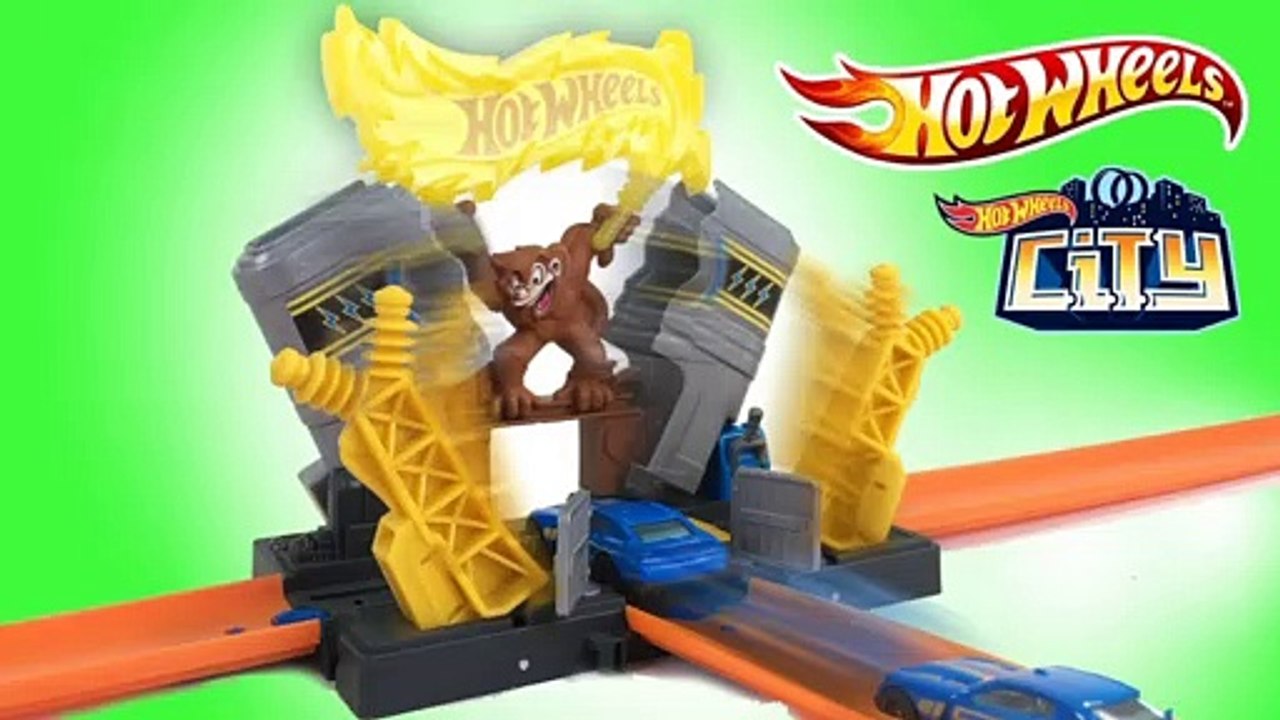 Hot Wheels City Downtown Power Plant Blast Monkey || Keith's Toy Box