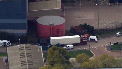 Descubren 39 cadáveres en el interior de un camión en Reino Unido