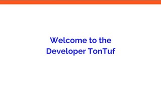 Developer TonTUF