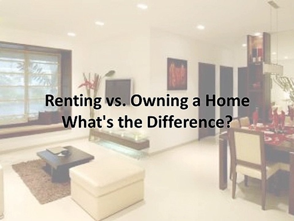 Renting vs Owning Home