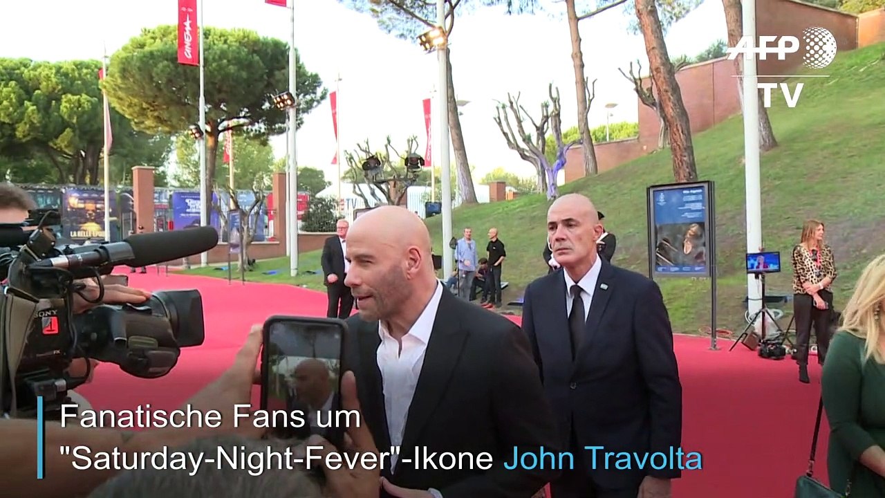 Travolta-Fanatismus in Rom