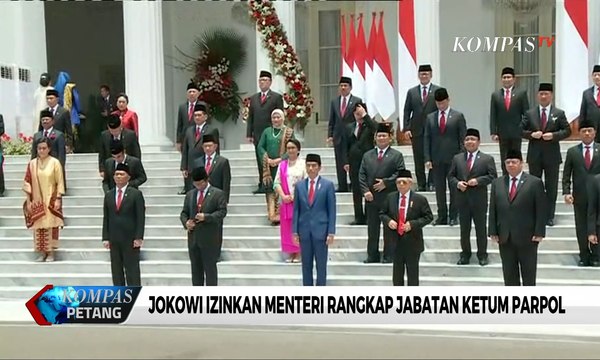 Jokowi Izinkan Menteri Rangkap Jabatan Ketum Parpol