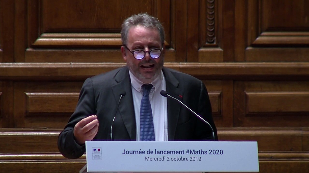 Allocution d’ouverture officielle de l’Année des mathématiques de M. Frédéric Darel, Conseiller spécial auprès de Frédérique Vidal, ministre de l’enseignement supérieur, de la recherche et de l’innovation