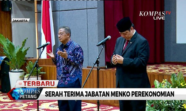 Serah Terima Jabatan Menko Perekonomian