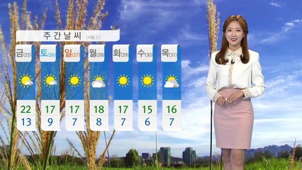 [날씨] 내일 절기 상강, 저녁부터 제주도 비 / YTN