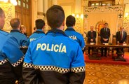 Toma de posesión de 13 nuevos policías municipales en Valladolid