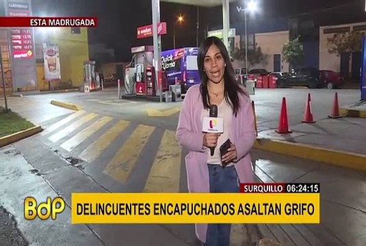Delincuentes armados asaltan grifos en Surquillo y Ate