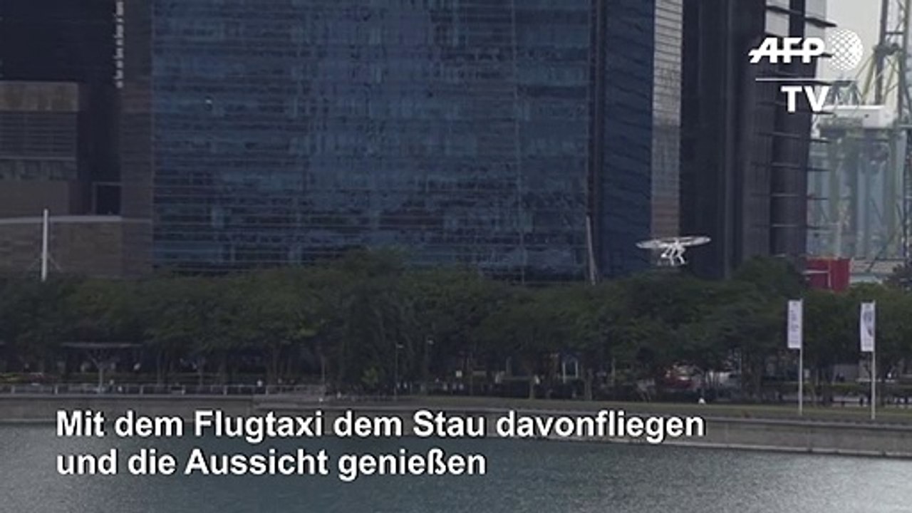 Dem Stau 'entfliegen': Flugtaxi dreht Testrunde in Singapur