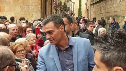 Pedro Sánchez visita la Casa Museo Unamuno en Salamanca
