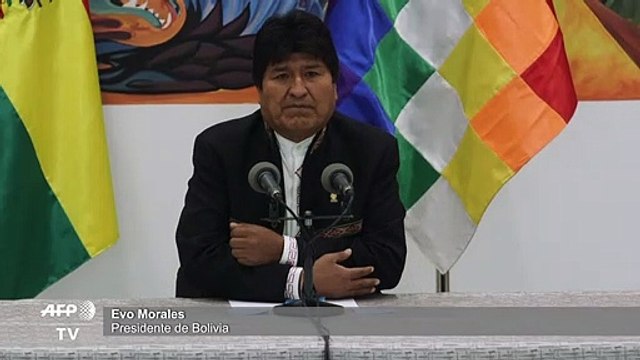 Evo Morales denuncia que está en curso un golpe de estado en Bolivia