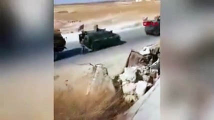 Rus askeri konvoyu Kobane'ye ulaştı