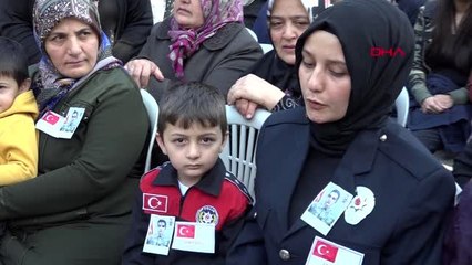 Kayseri şehit eşini, polis üniformasıyla uğurladı-ek