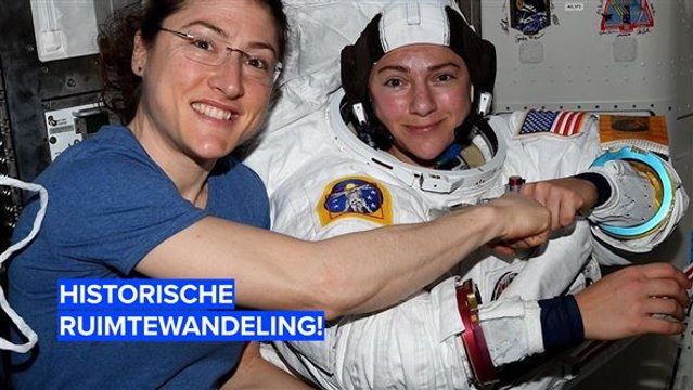 De allereerste volledig vrouwelijke ruimtewandeling is een feit!