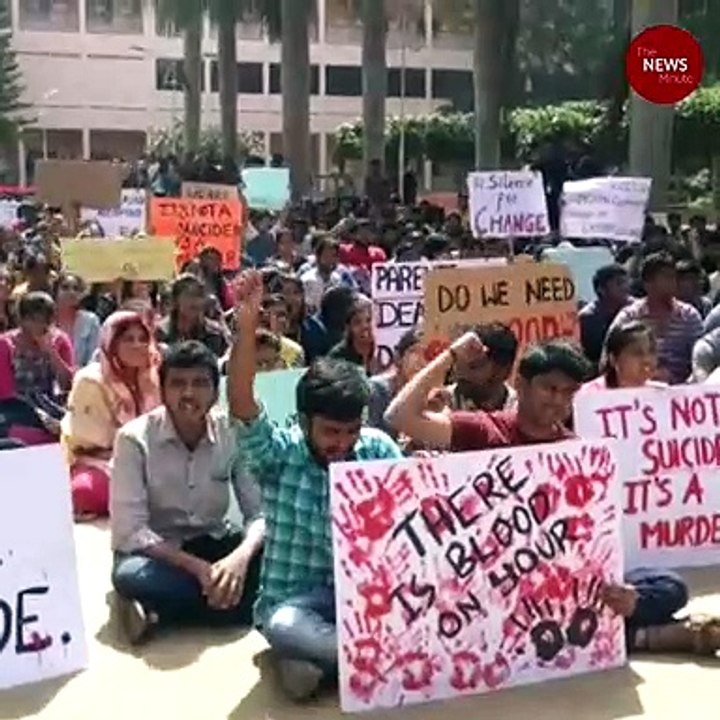 Protests continue for 3rd day at Bengaluru's Amrita college, students allege harrassment
