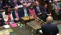 Corbyn and Johnson clash over Brexit during PMQs