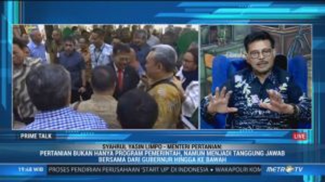 SYL: Tidak Hanya Pemerintah, Pertanian Tanggung Jawab Bersama