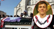 Bıçaklı saldırıda ölen genç milli futbolcu İsmail Mert son yolculuğuna uğurlandı