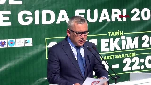 Niğde'de tarım, hayvancılık ve gıda fuarı açıldı