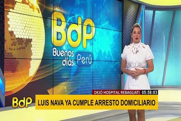 Luis Nava abandonó hospital Rebagliati y ya cumple arresto domiciliario