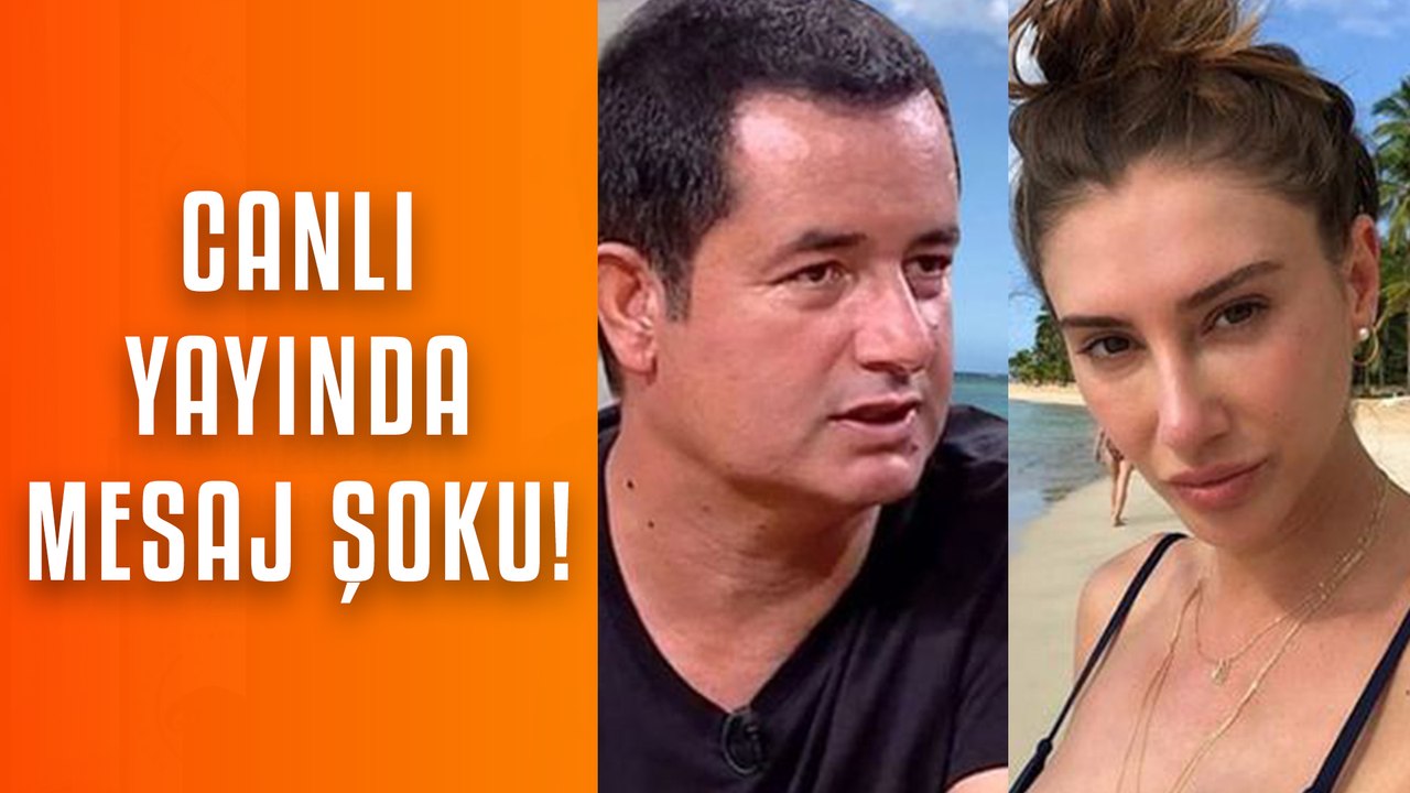 Acun Ilıcalı canlı yayında Şeyma kazası yaşadı! Şeyma mesajda ne yazdı?