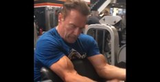 Arnold Schwarzenegger training for Terminator Dark Fate 2019