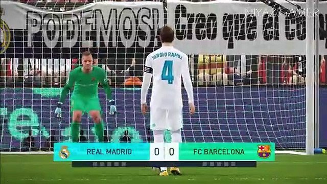 REAL MADRID vs FC BARCELONA _ Penalty Shootout _ PES 2018 Gameplay PC