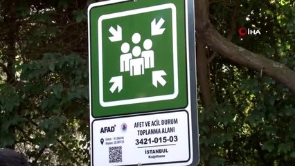Kağıthane'de acil durumlarda toplanma alanlarına karekod uygulaması sistemi tanıtıldı