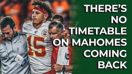 There's no timetable on Mahomes coming back | Stacking the Box